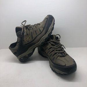 Skechers Brown After Burn Running Shoes Men's 10